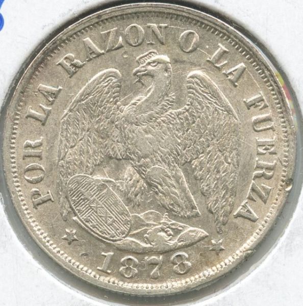 Interesting-Chile-1878-20c-Variety.-Double-Die?